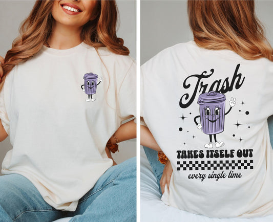 Trash takes itself out every single time, funny meme