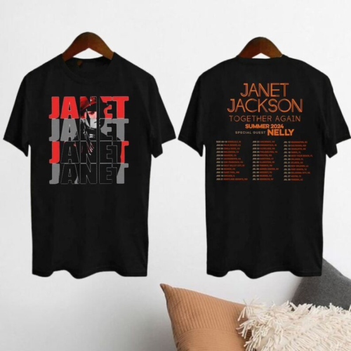 Janet Jackson Together Again Summer 2024 Tour T-Shirt