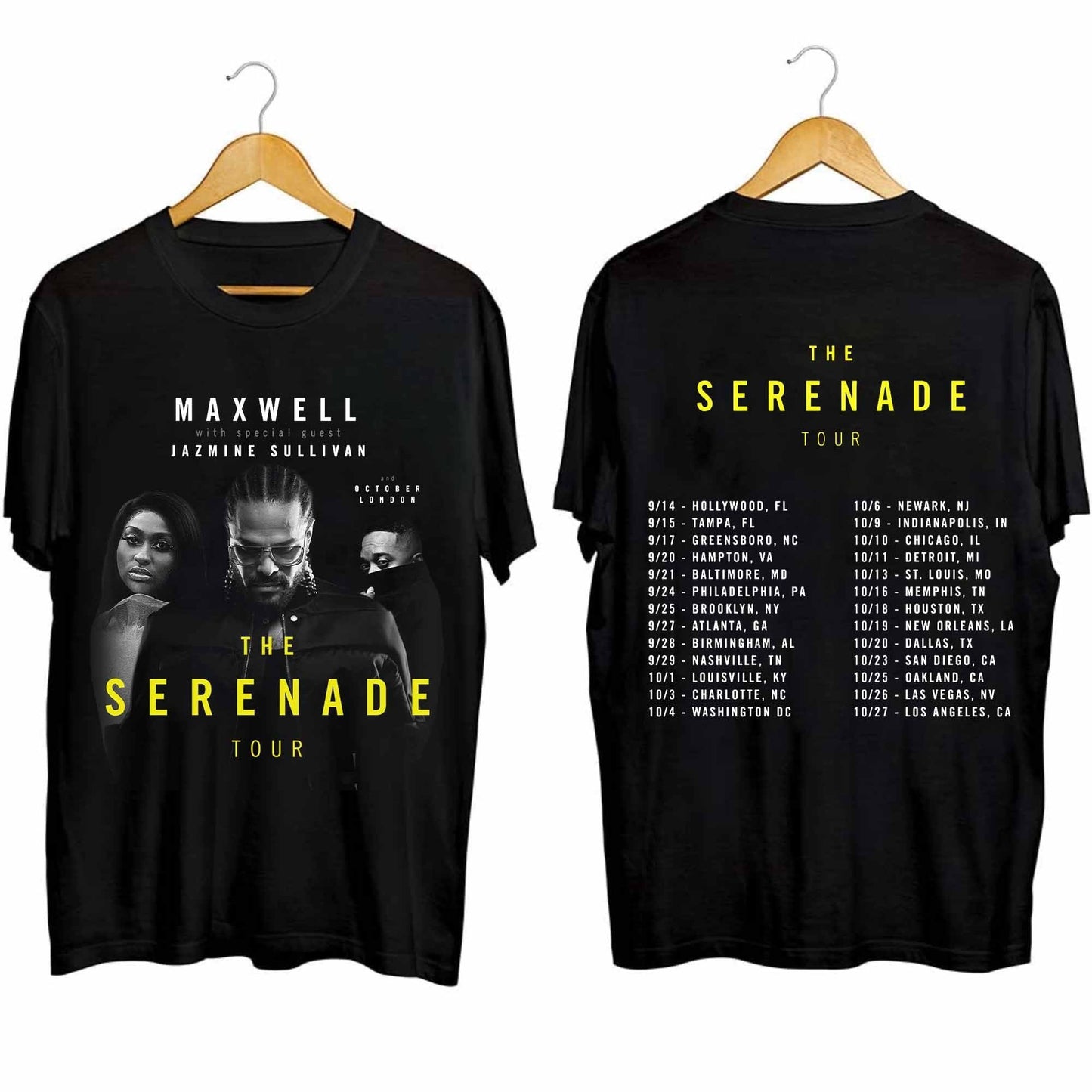 Maxwell The Serenade Tour 2024 Shirt, Maxwell Fan Shirt