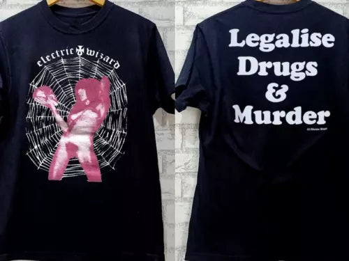 Electric Wizard Web 2019 T-Shirt, Electric Wizard Church of Misery Show T-Shirt