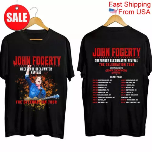 John Fogerty The Celebration Tour 2024 Gift For Fans Unisex S-5XL Shirt 1LU911