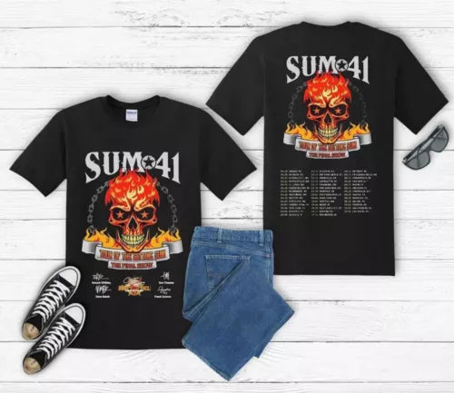 Sum 41 2024-2025 The Final Tour 2024 Signature T-Shirt