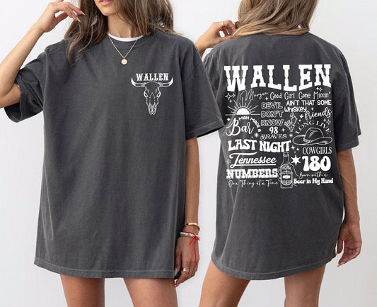 Wallen Western Concert T Shirt, Wallen Western Concert Tour 2024 T-Shirt