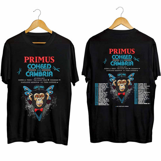 Primus and Coheed and Cambria - Summer 2024 US Tour Shirt