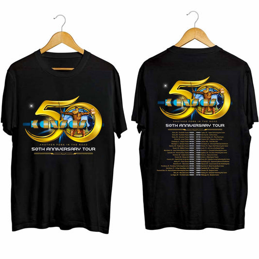 Kansas 50th Anniversary Tour Shirt, Kansas Band Fan Shirt