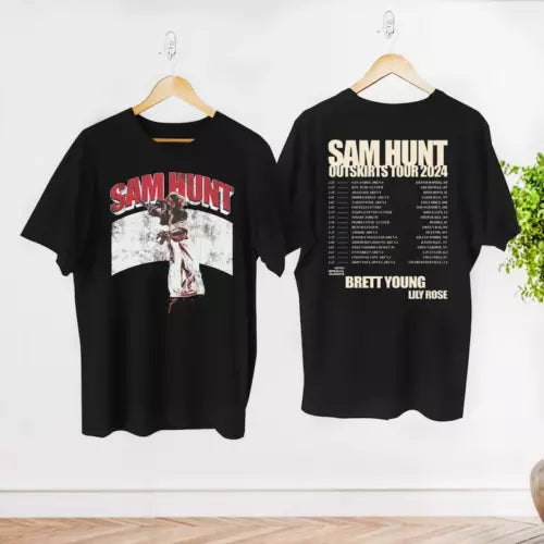 Vintage Sam Hunt 2024 Outskirts Tour T-Shirt