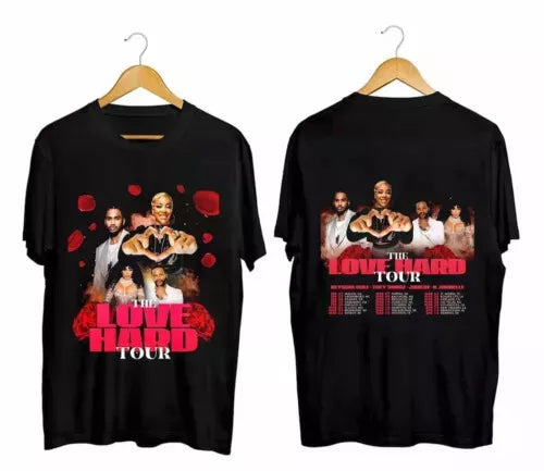 The Love Hard Tour 2024 T Shirt, Concert 2024 T Shirt