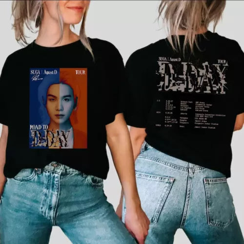 SUGA D Day Album Double Sided Shirt