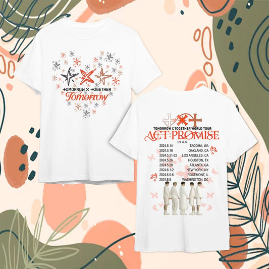 2 Sides TXT Act Promise Tour Shirt, TomorrowxTogether Tomorrow Shirt