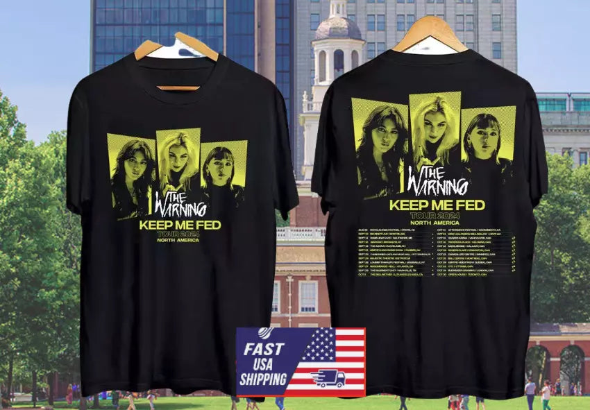 The Warning Band Tour 2024 Double Sided Shirt