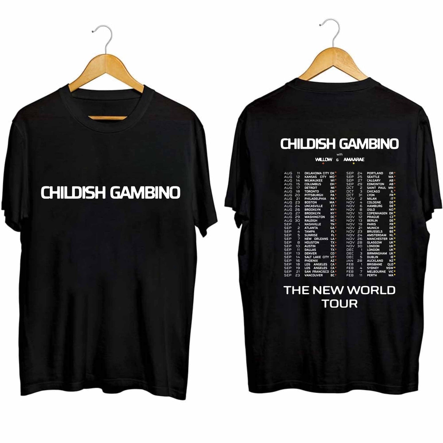 Childish Gambino - The New World Tour 2024 Shirt