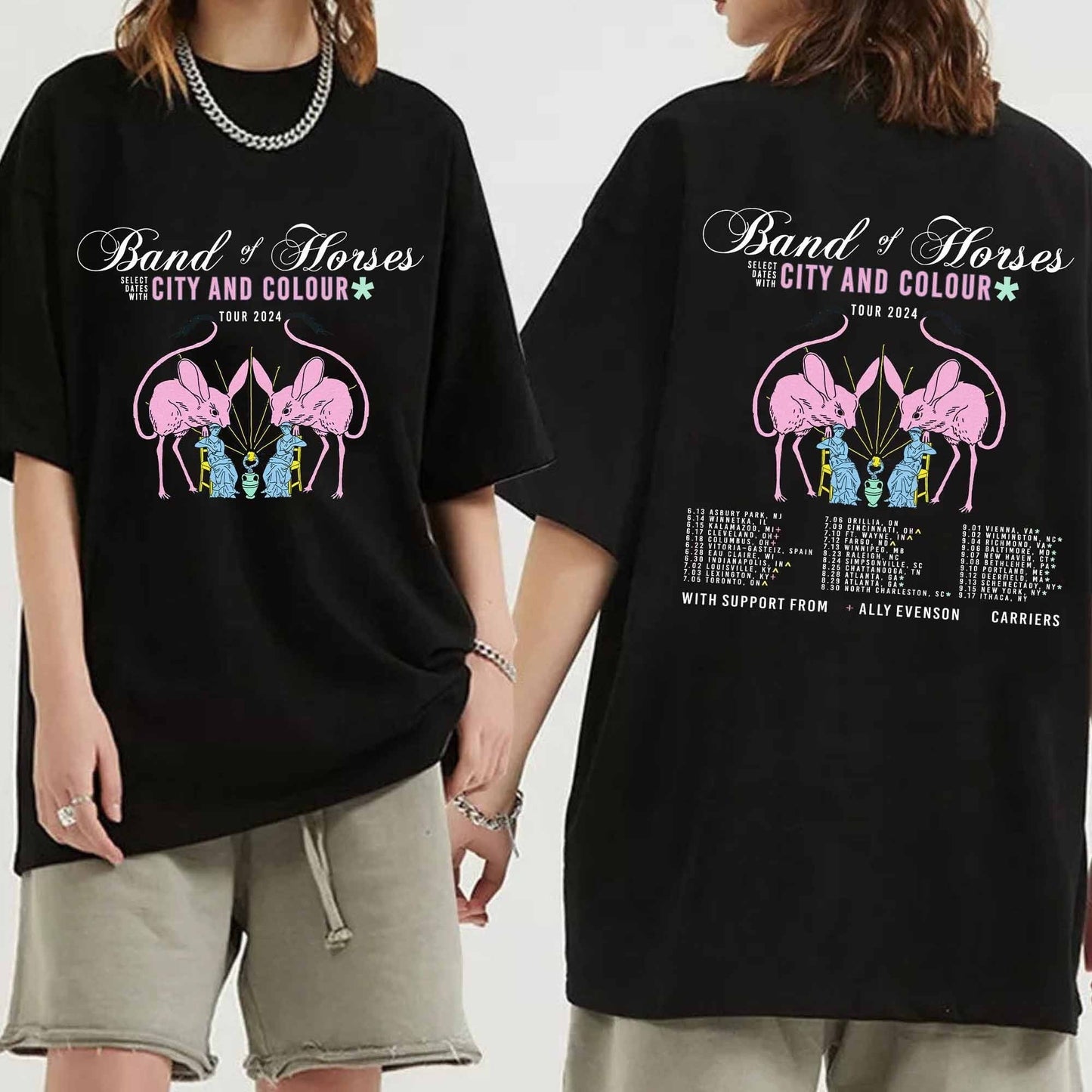 Band of Horses 2024 Tour Shirt, Band of Horses Fan Shirt