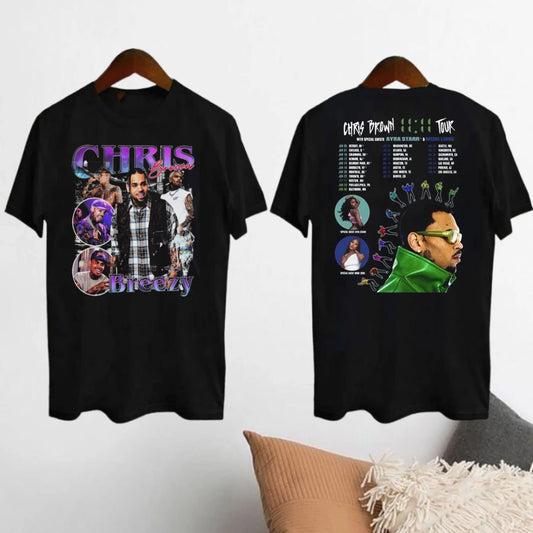 Chris Brown 11:11 Tour 2024 Graphic Tee