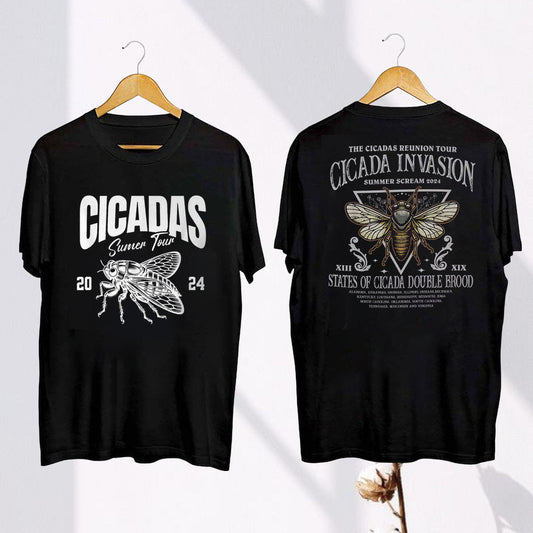 The Cicadas Comeback Tour Shirt, The Cicadas Reunion Tour Summer 2024 T-Shirt