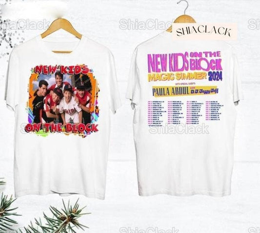NK on The Block The Magic Summer Tour 2024 Shirt, NKOT Block 2024 Tour