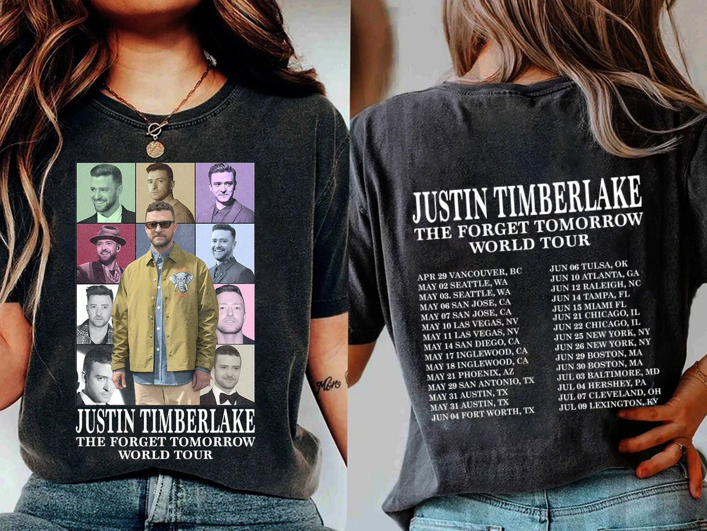 2024 Justin Timberlake Tour Shirt, Forget Tomorrow World Tour Shirt