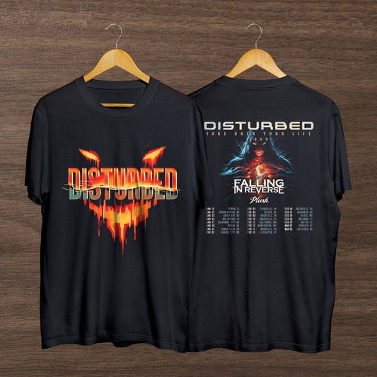 Disturbed Band Music Tour 2024 T-Shirt, Disturbed Band Music Shirt