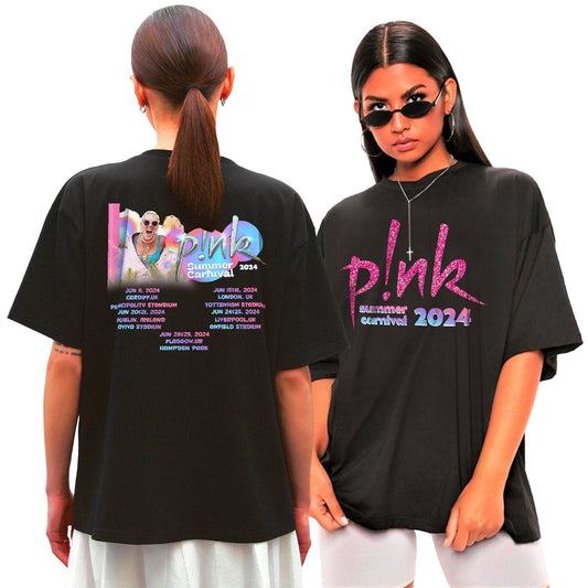 Pink Concert Tour T shirt Uk tour pink summer carnival 2024 pink singer summer