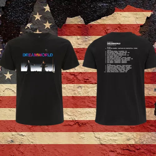 NEW!!! Dreamworld 2024 European Tour T-Shirt - Black