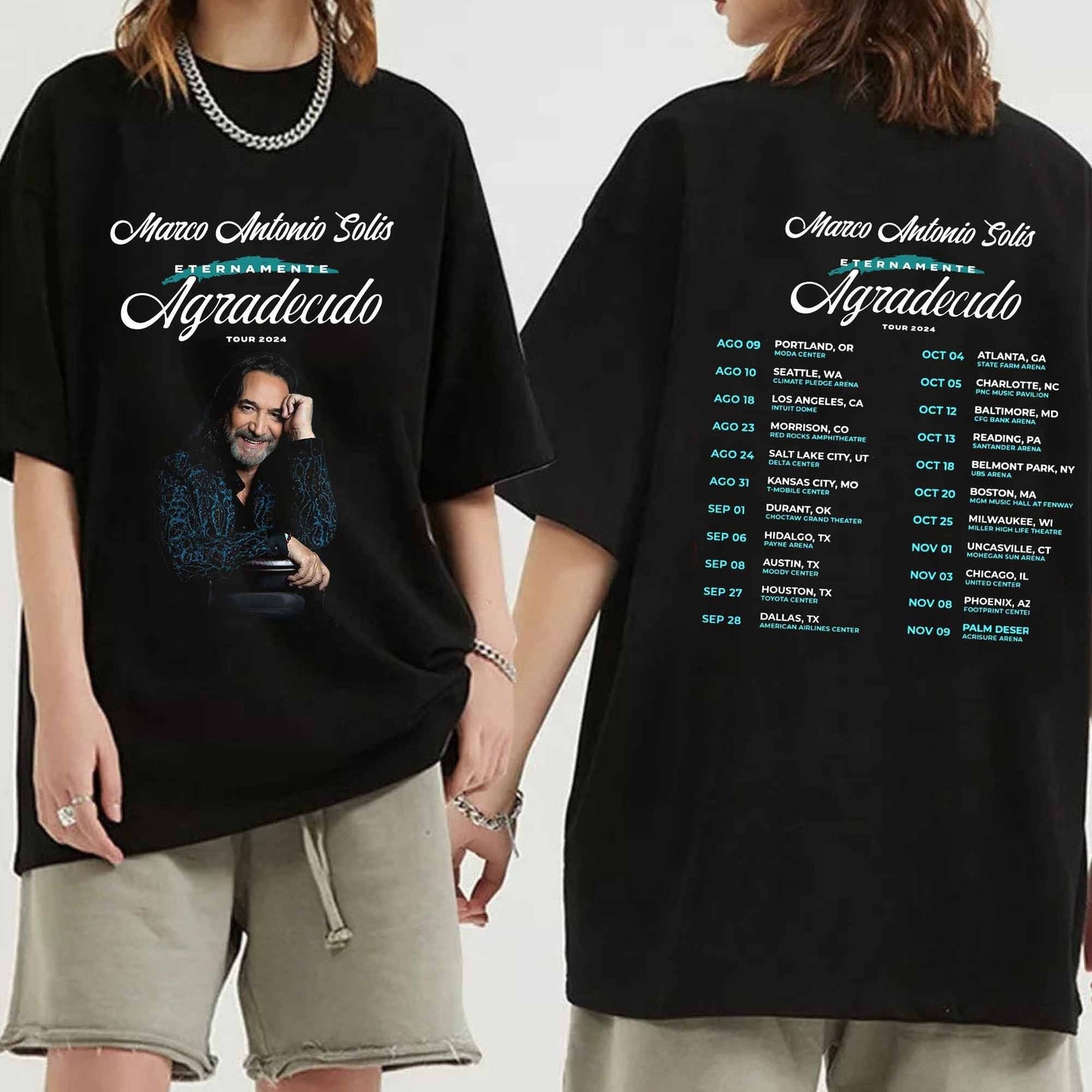 Marco Antonio Sols - Eternamente Agradecido World Tour 2024 Shirt