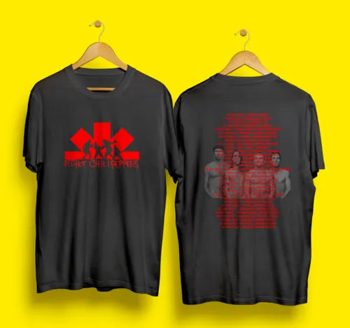Rare Tour 2022 Red Hot Chili Peppers tshirts