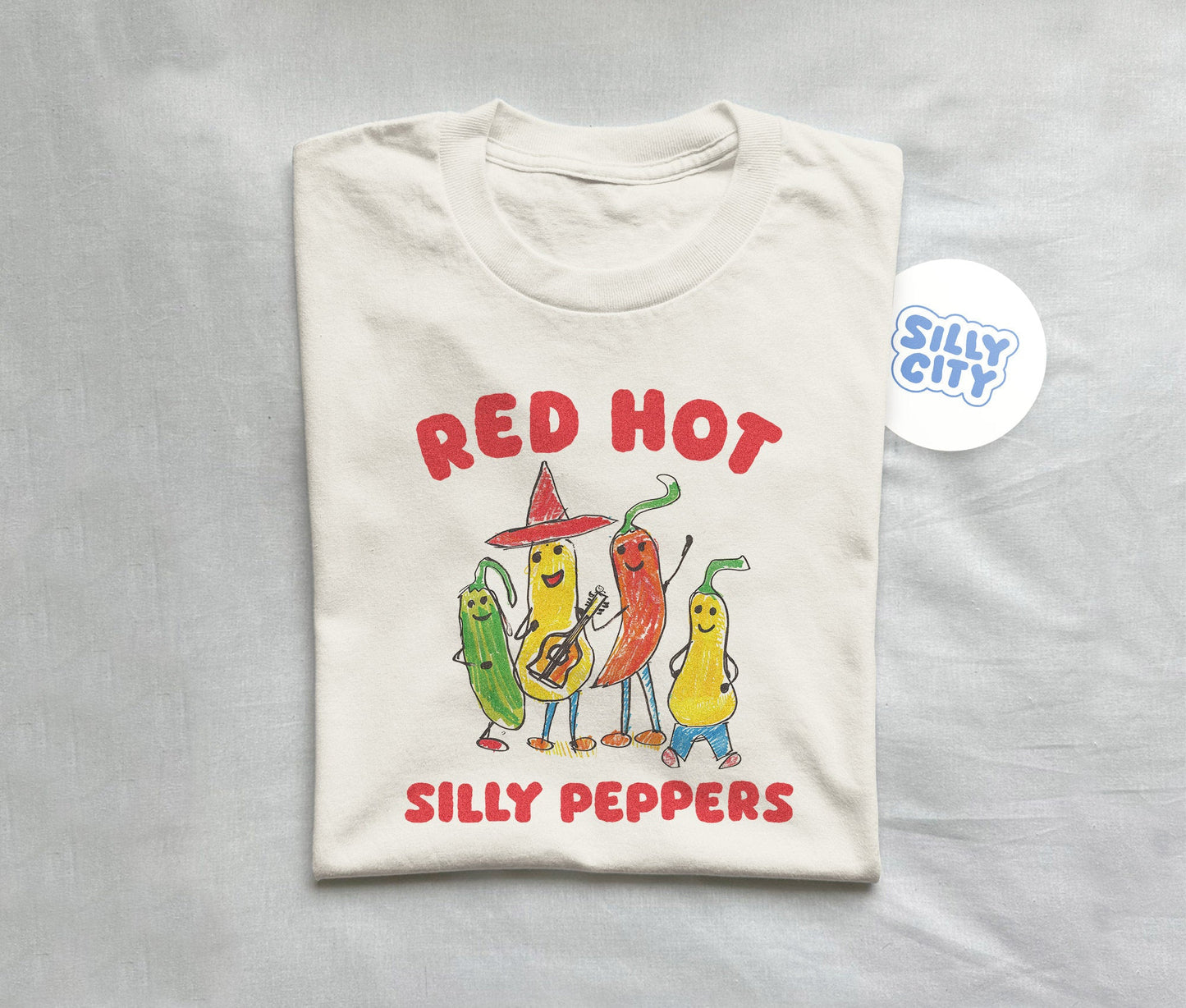 silly peppers - unisex t shirt