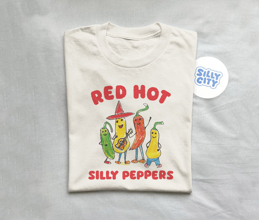 silly peppers - unisex t shirt