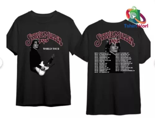 Steve Miller Band World Tour 2024 Shirt , Gifts For Music Lover