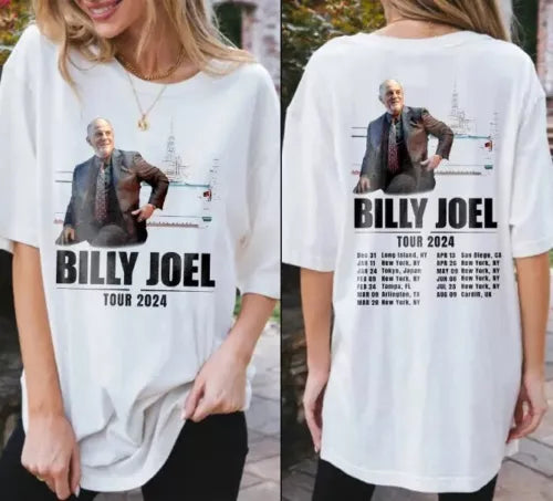 Billy Joel World Tour Music 2024 T-Shirt