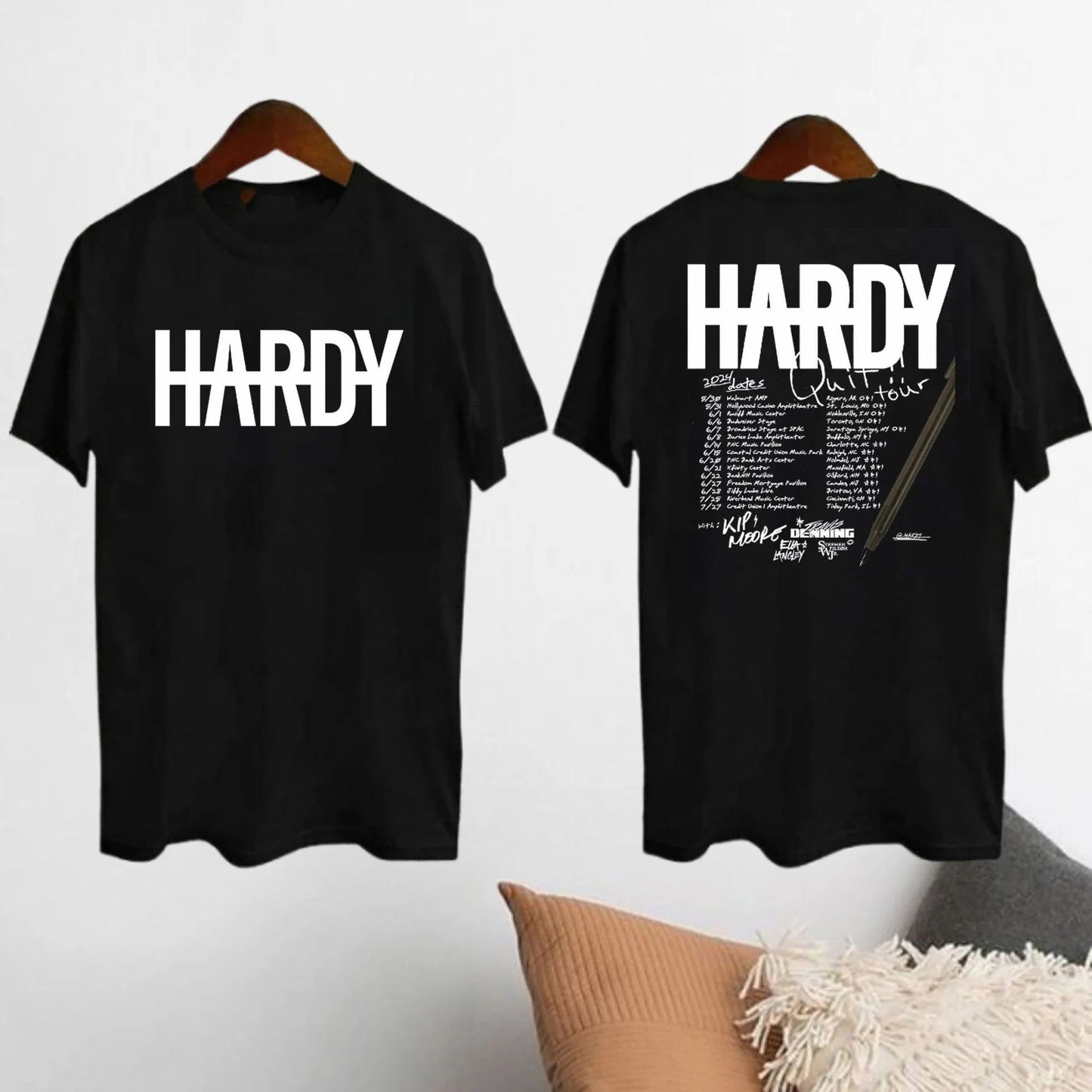 Hardyy Quit Tour 2024 T-Shirt, Hardyy 2024 Concert Shirt, Hardyy Fan Gift Shirt, Hardyy Tour Merch