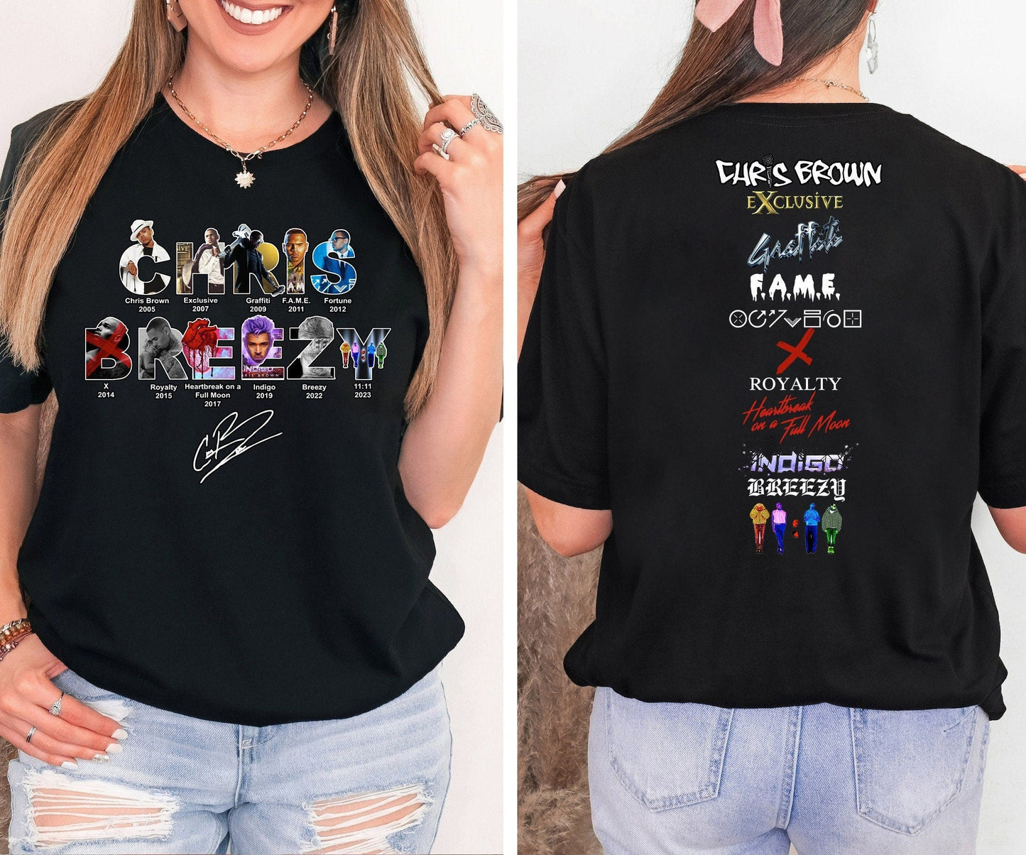 Chris Brown 11:11 Tour 2024 Shirt, Chris Brown Shirt