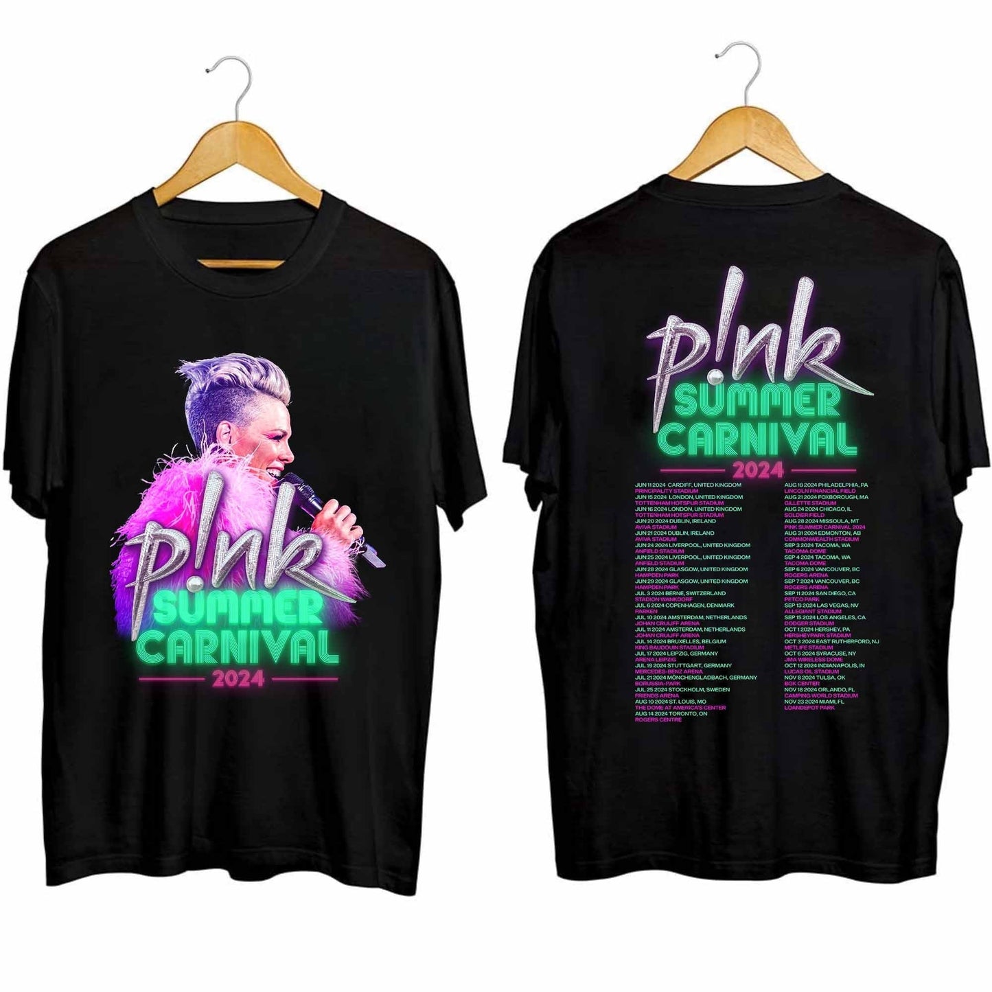 Pink Singer Summer Carnival 2024 Festival World Tour Shirt