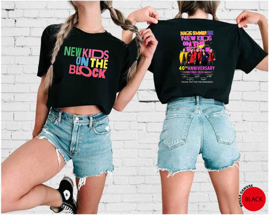 NKOT Block Magic Summer 2024 Shirt, NK on The Block Vintage NKOT Block Group Shirt