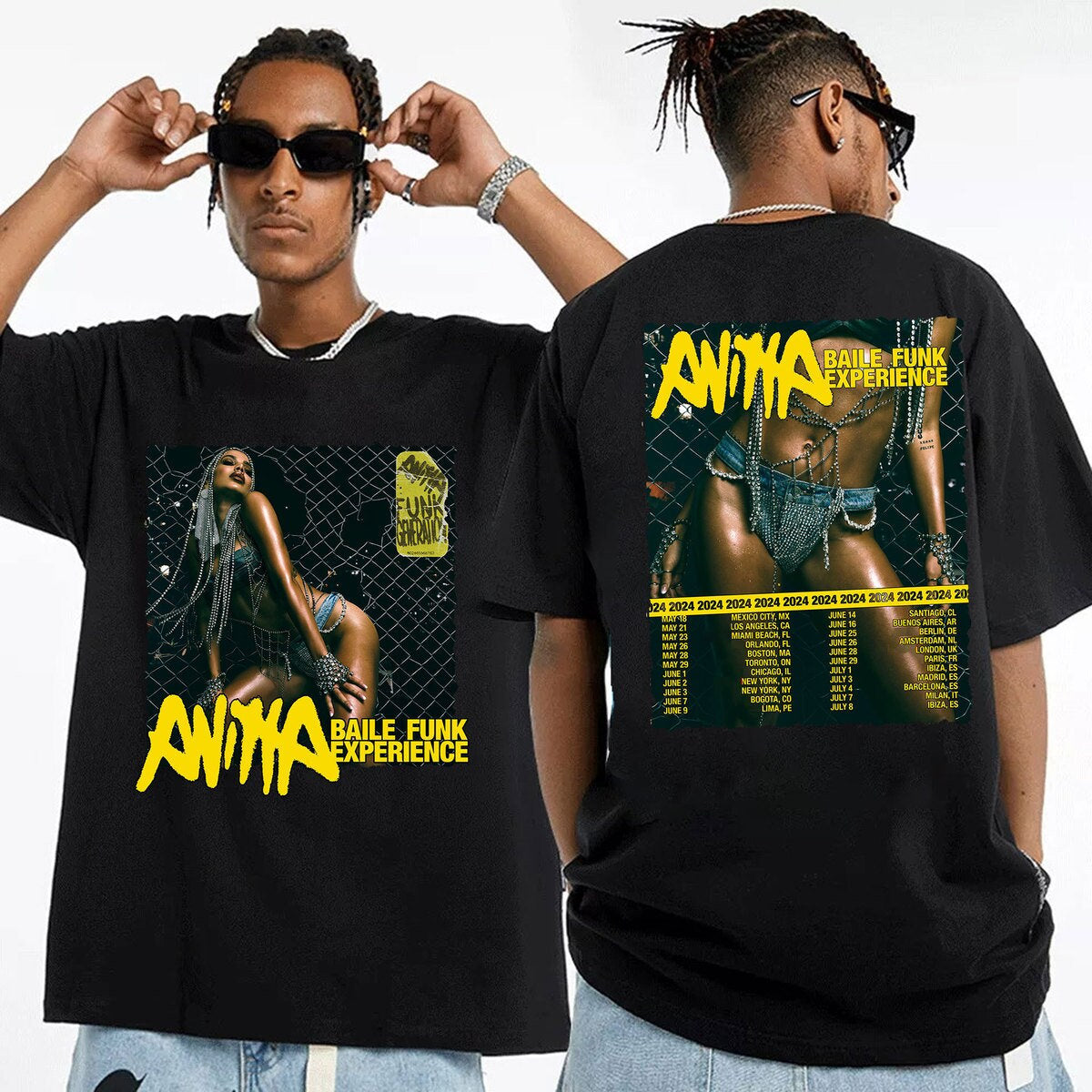 Anitta Baile Funk Experience Tour 2024 Shirt, Anitta 2024 Concert Shirt