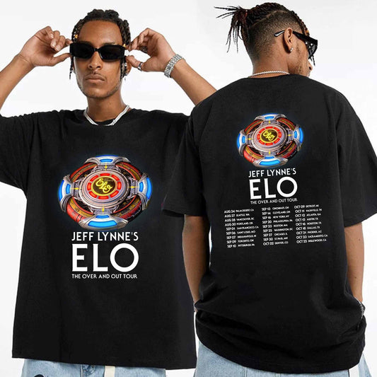 Jeff Lynne's ELO Over and Out FINAL Tour 2024 Shirt, Jeff Lynne's Elo 2024 Concert