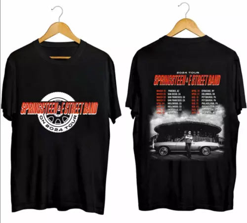 Bruce Springsteen & The E Street Band Rescheduled US Tour 2024 T-Shirt For Fans