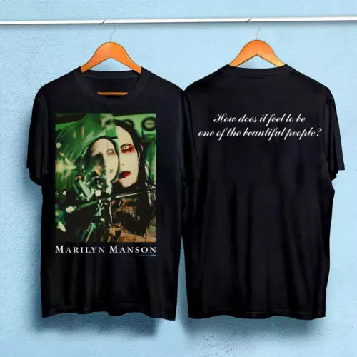MARILYN MANSON 1997 T-Shirt How Does It Feel To Be One Of The Beautiful Gift