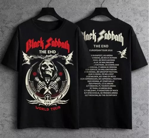 Black Sabbath The End World Tour T-Shirt