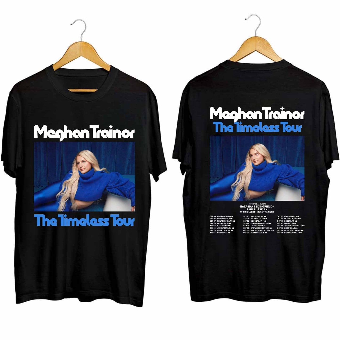 Meghan Trainor - The Timeless Tour 2024 Double Sided Shirt