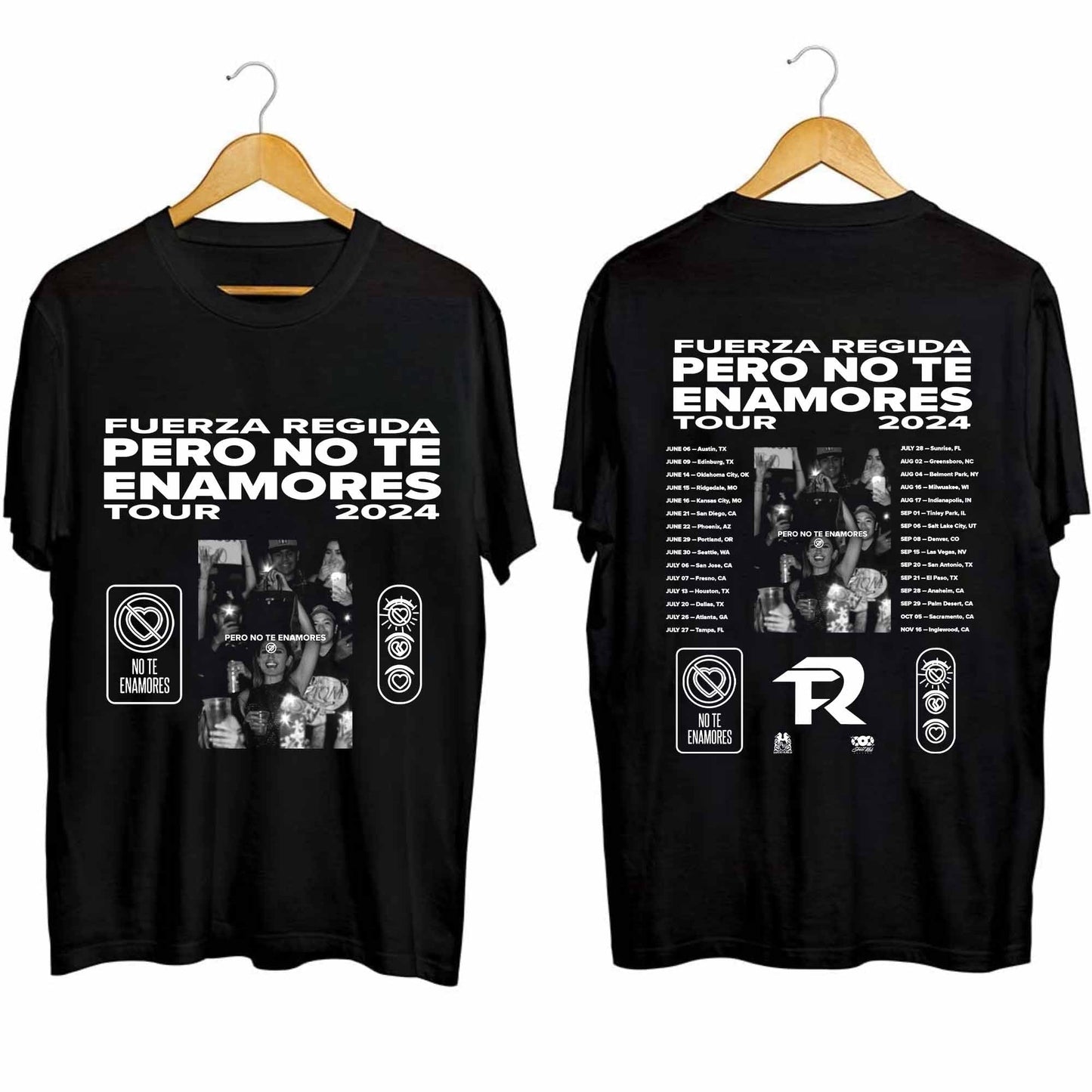 Fuerza Regida - Pero No Te Enamores Tour 2024 Shirt