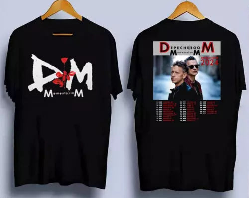 Depeche Mode Memento Mori World Tour 2024 2 Sides T-Shirt
