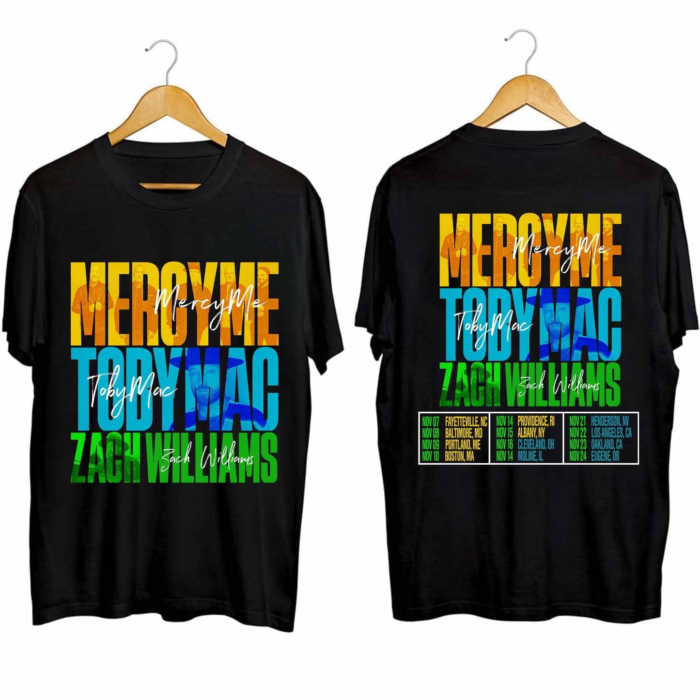 TobyMac, MercyMe and Zach Williams 2024 Tour Shirt