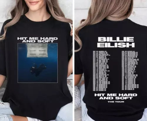 Billie Eilish Hit Me Hard and Soft World Tour 2024 T-Shirt