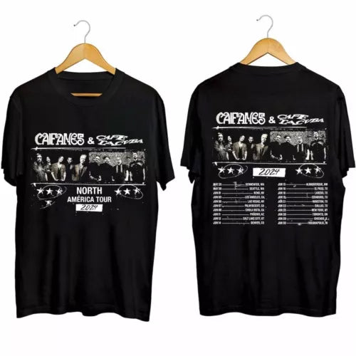 Caifanes and CafÃ© Tacvba North America Tour 2024 Shirt