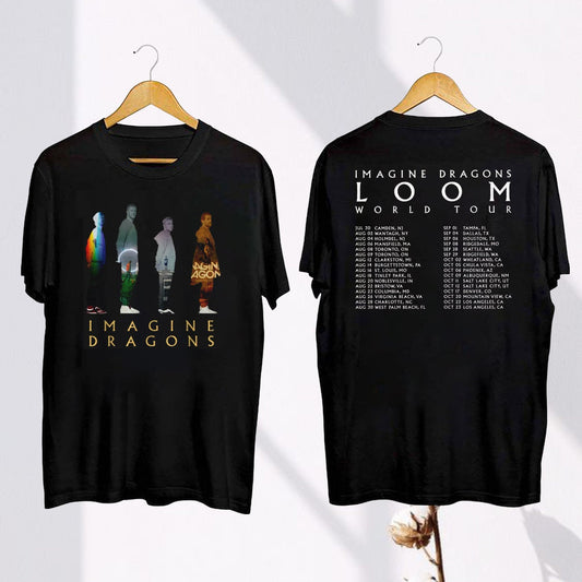 Graphic Imagine Dragons Loom Tour 2024 T-Shirt, Imagine Dragons Band Shirt