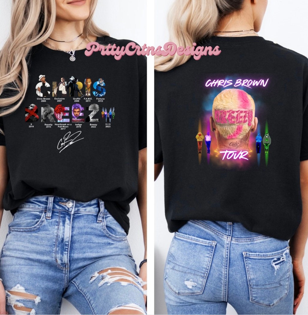 Chris Brown Shirt, Chris Brown 11:11 Tour 2024 Shirt, Chris Brown Fan Shirt