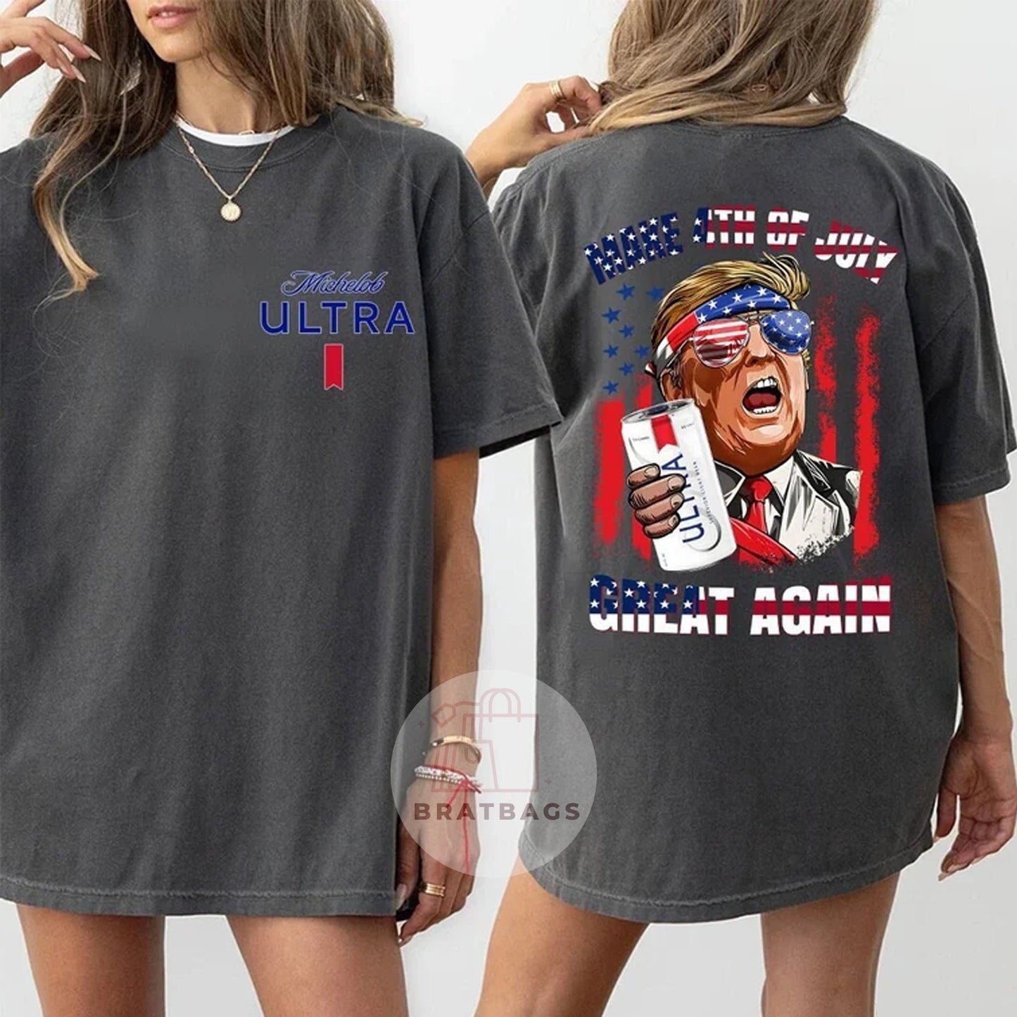 Trump Michelb Ultra Shirt, Make Trump 4th of July Great Again Shirt