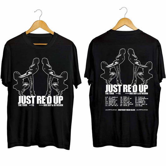 YG 2024 Just Re'd Up Tour Shirt, YG Fan Shirt