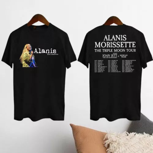 Alanis Morissette 2024 Tour Shirt Alanis Morissette The Triple Moon Tour 2024