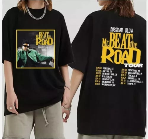 BossMan Dlow Mr Beat The Road Tour 2024 Shirt